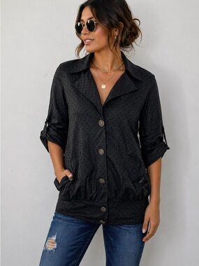 ✨ Jorya Unique Button Front Jacket/Blouse – NWT Statement Piece ✨